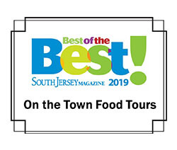 best of the best south jersey magazine 2019 on the town food tours logo