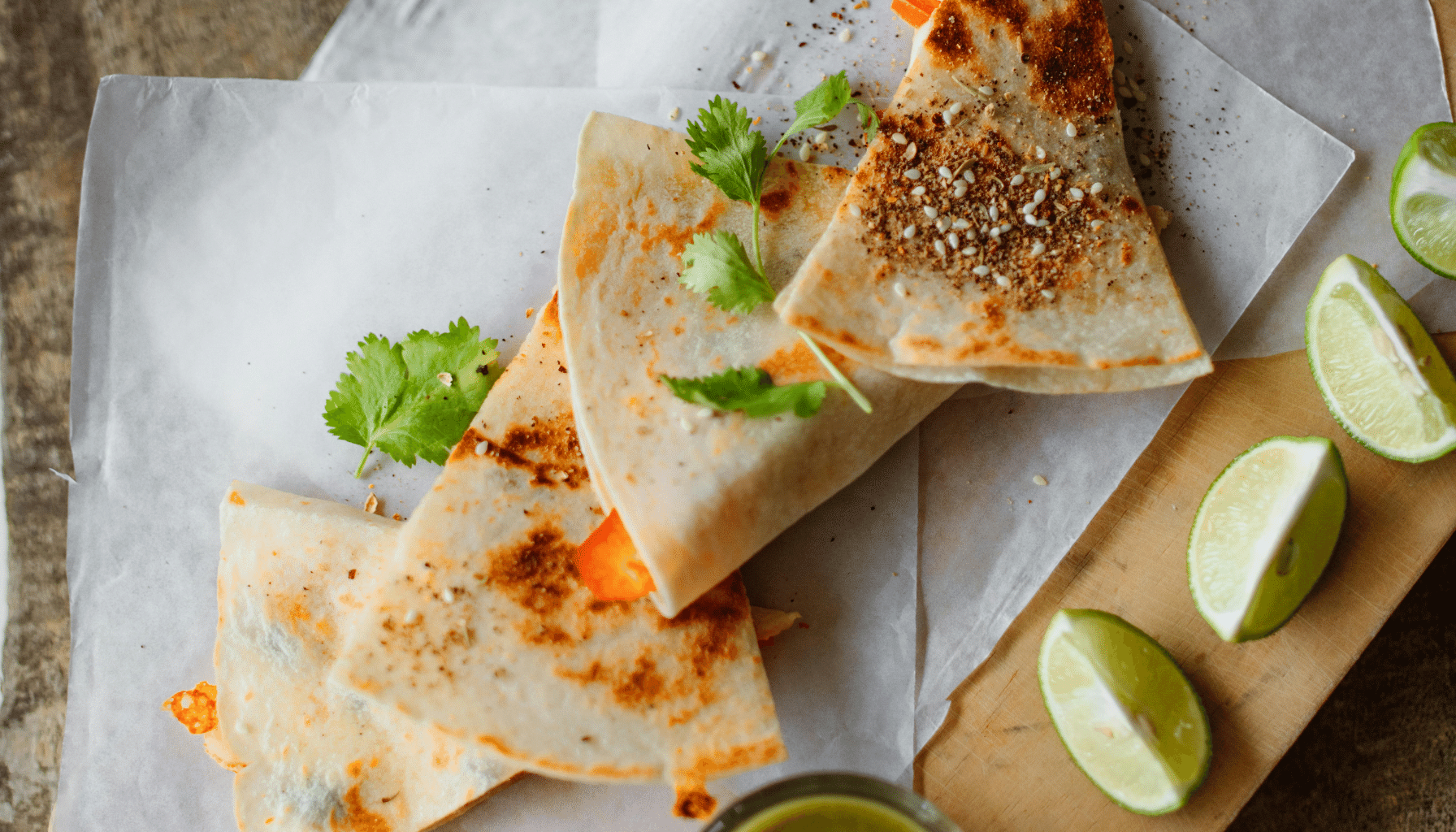 quesadillas - On The Town Food Tours